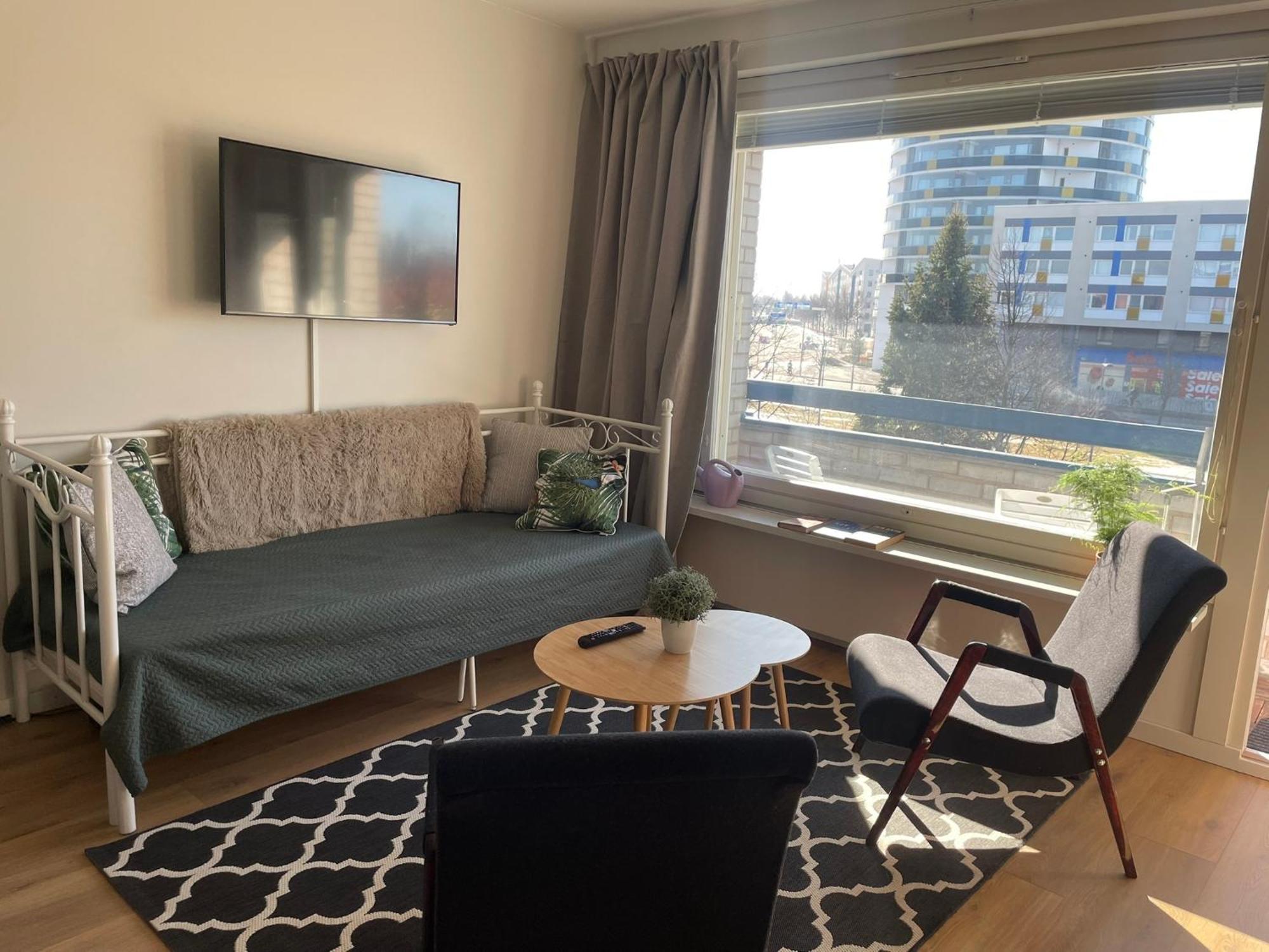 Apartament Kiva Majoitus 1-4Hloe, 500M Keskustaan, Parkkipaikka Oulu Zewnętrze zdjęcie