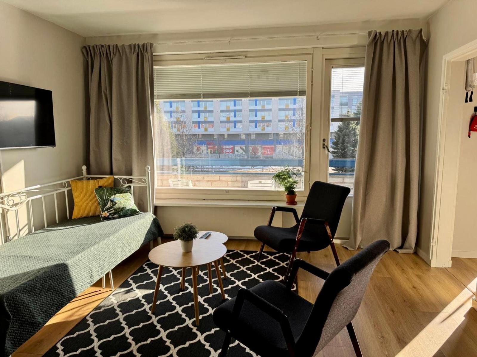 Apartament Kiva Majoitus 1-4Hloe, 500M Keskustaan, Parkkipaikka Oulu Zewnętrze zdjęcie