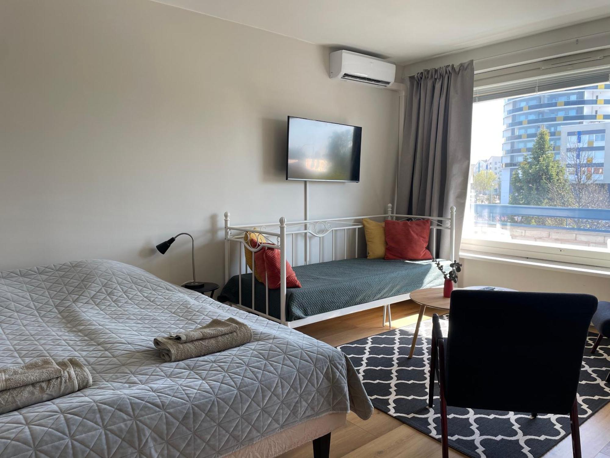 Apartament Kiva Majoitus 1-4Hloe, 500M Keskustaan, Parkkipaikka Oulu Zewnętrze zdjęcie